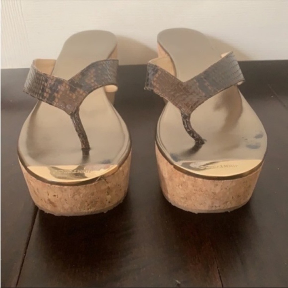 Jimmy Choo 'Pathos' Cork Platform Slide Sandal - image 4